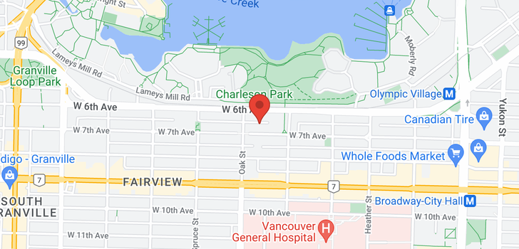 map of 7 939 W 7TH AVENUE
